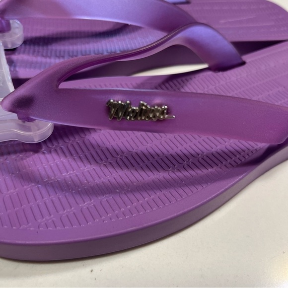 Melissa Purple Flip Flops 6 - Picture 3 of 6